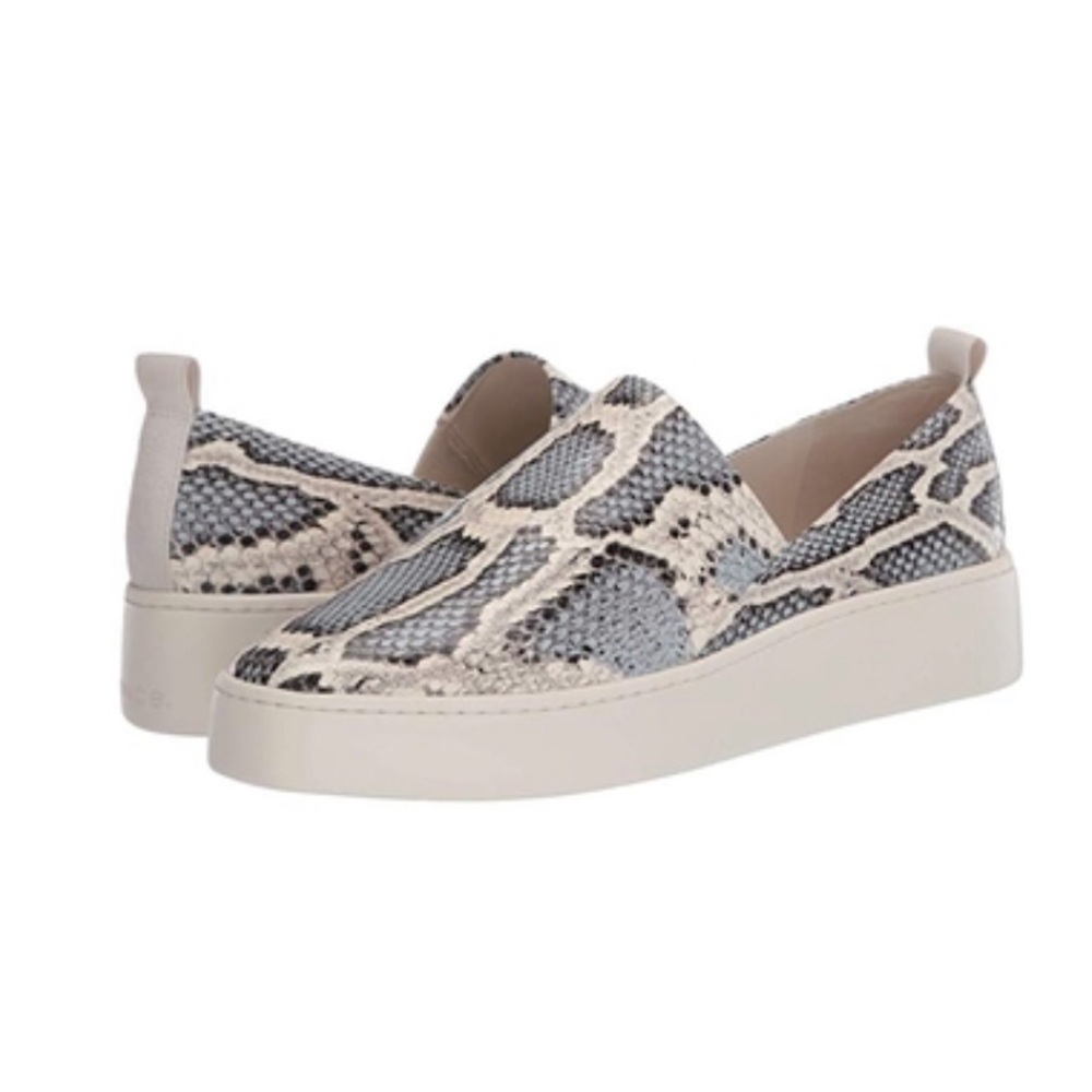 VINCE Saxon-2 snake print sneakers size 6.5M